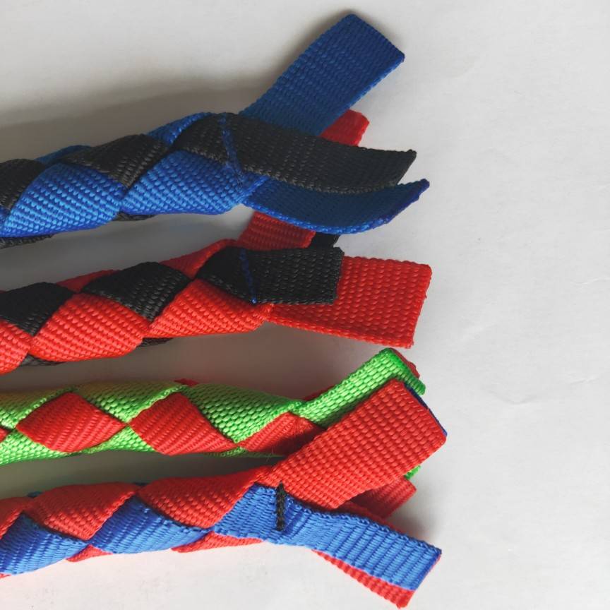 A four-metre-long line of random colour